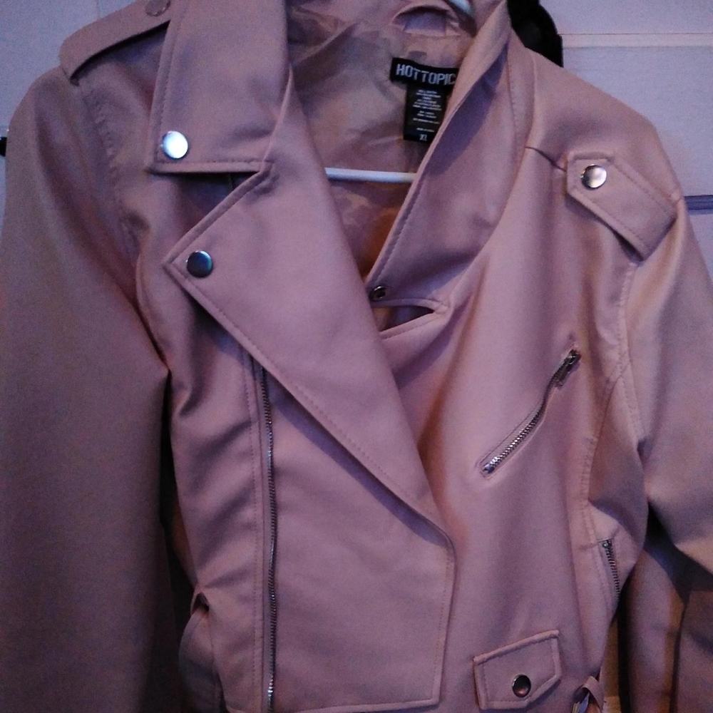 Deadstock Hottopic faux leather jacket
